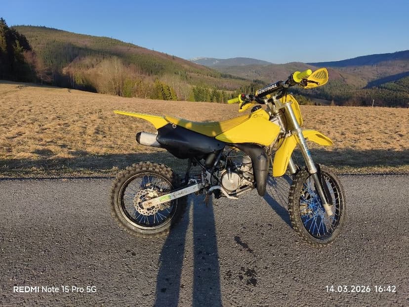 Suzuki RM 85 po remącie silnika i zawieszenia