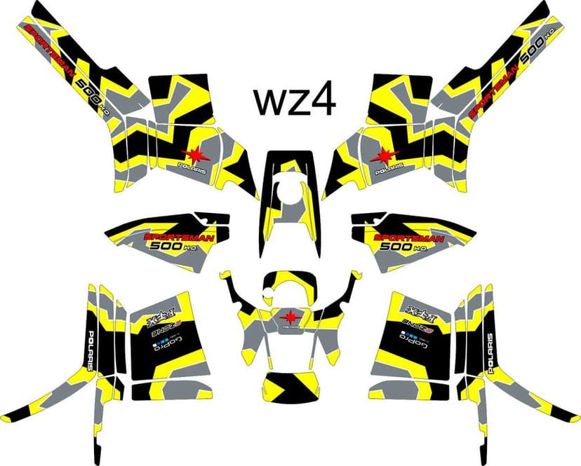 Naklejki Polaris Sportsman 500 Okleina