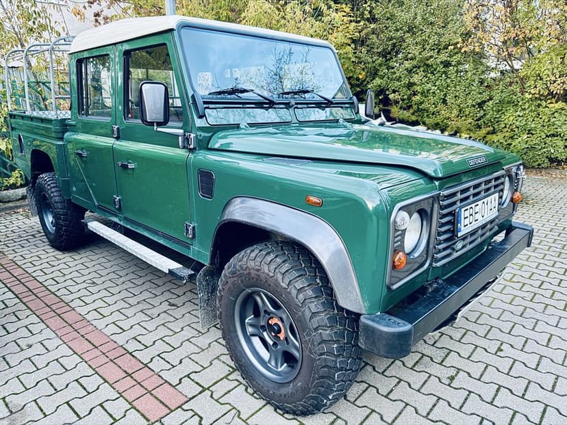Defender 130, polski salon, bez wypadkowy, stan bdb, klima, fv23