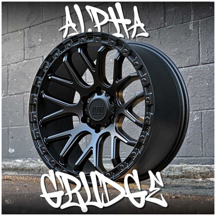 Alpha Offroad Grudge 20x9 6x139,7 • felgi terenowe 20 • Ford Ranger • VW Amarok • Toyota Hilux • 4x4 offroad • nowe felgi • sklep Felgi4U