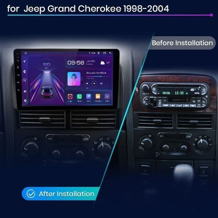 Jeep Grand Cherokee WJ – Radio Android 9" CarPlay