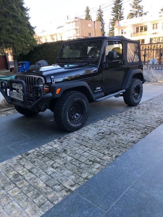 Jeep Wrangler TJ  pojemność  silnika  2400 cm
