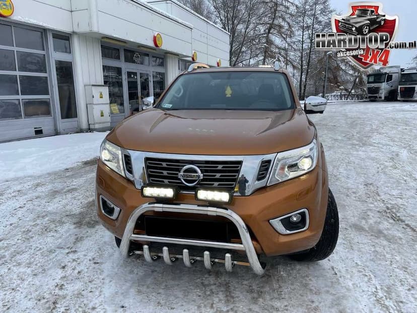 Orurowanie Przednie Rury Zderzak Nissan Navara NP300 kły