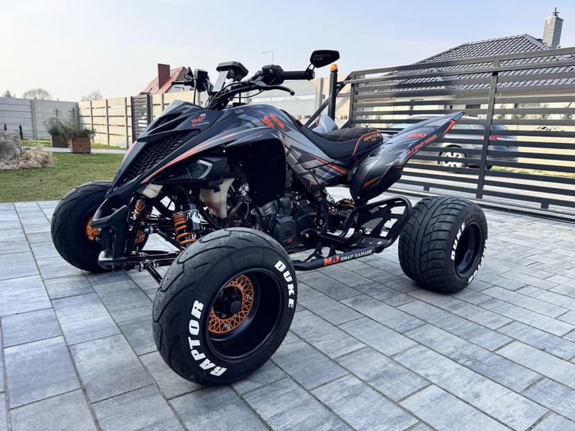 Yamaha Raptor swap ktm duke 890r 125 km