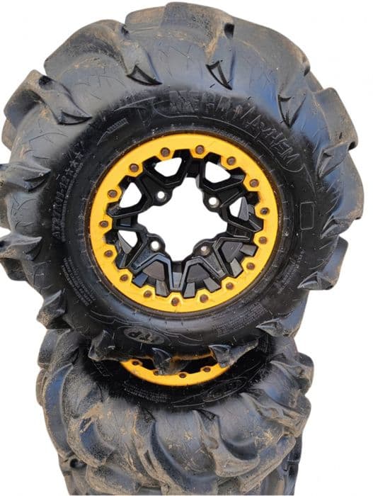 KOŁO KOMPLET ATV CAN-AM OUTLANDER RENEGADE 27X11-12 27X9-12 ITP MEGA MAYHEM