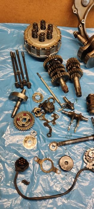 Silnik wał skrzynia sprzęgło części Suzuki DRZ DR-Z 400 Y E S SM