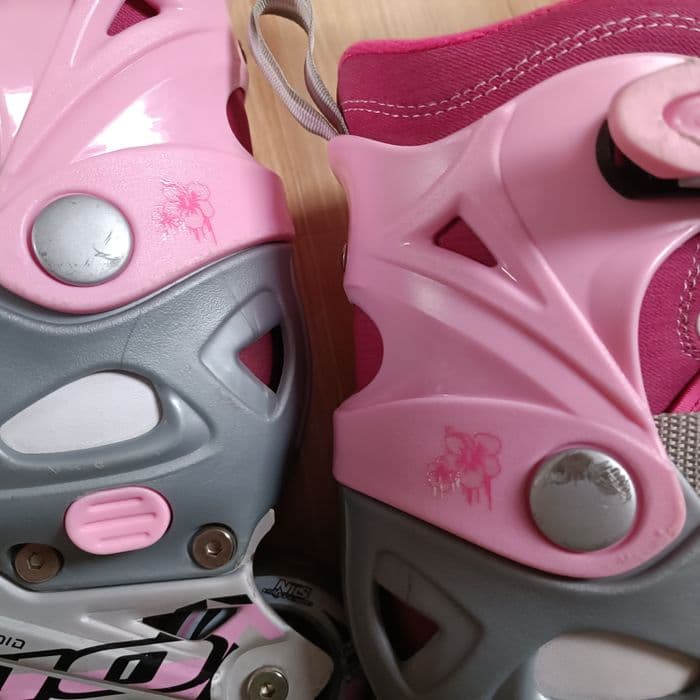 Nils Extrême rolki regulowane 37-40 ABEC 5 trampki różowe