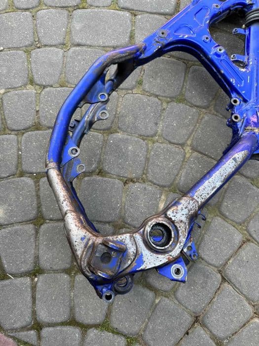 rama szkielet cross motocykla motocross gaznik 2t yamaha yz 125 r 00