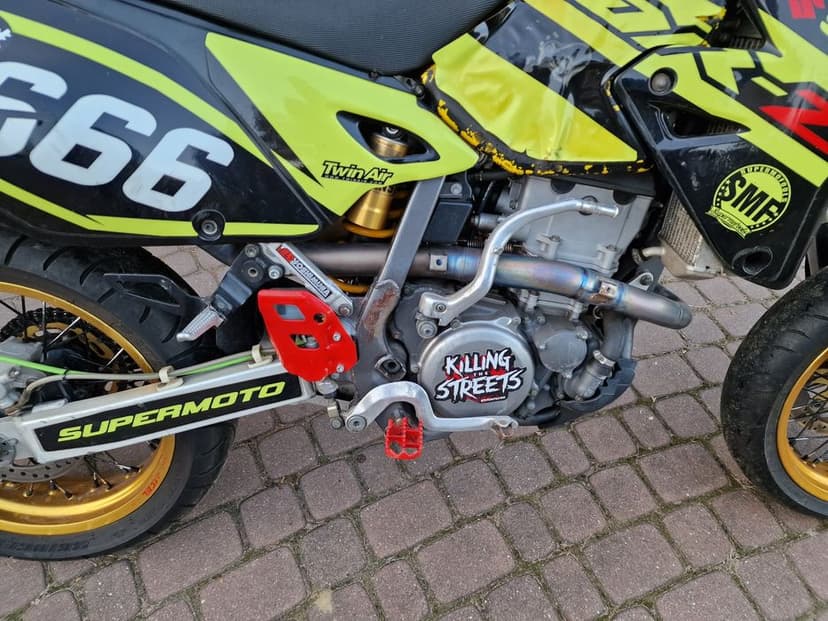 Suzuki Drz 400Y najlżejsza wersja supermoto magura akrap talon bigbore