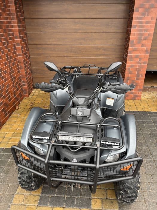 Yamah Grizzly 700 Homologacja, zarejestrowany jako pojazd samochodowy.