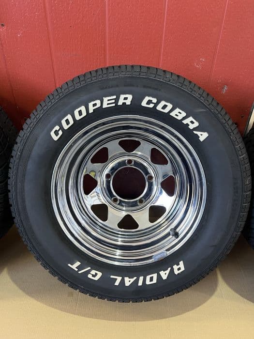 Koła felgi chrom 15” 5x139,7 Cooper Cobra Suzuki Samurai Jimny Vitara Niva Honker 255/60 R15
