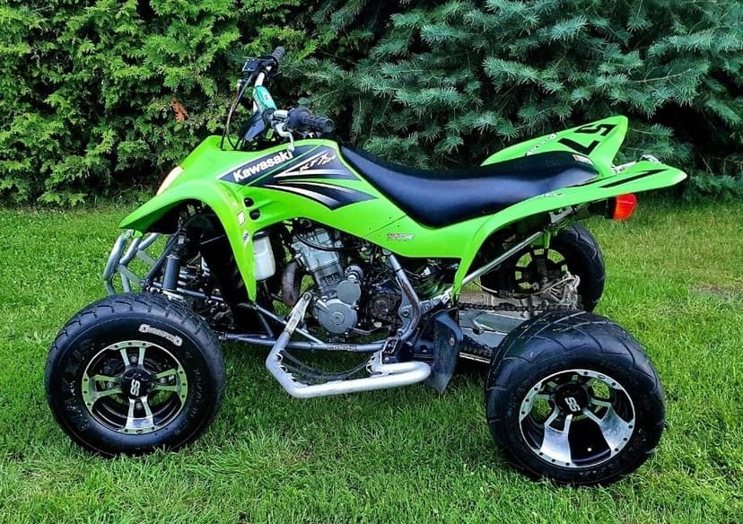 Quad KAWASAKI kfx 400CC mały ale wariat :) szeroka ośka