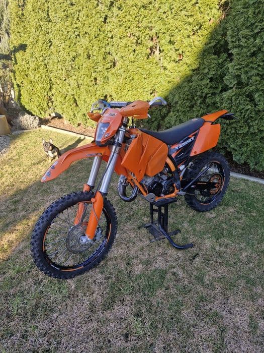 KTM EXC 125 2t , KAT A1 , KAT B. Po odbudowie.