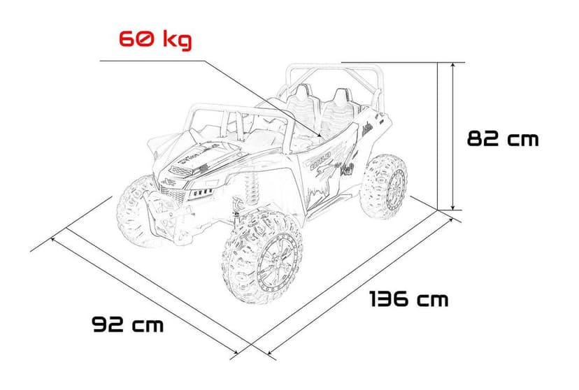 Pojazd Buggy Arctic Cat WILDCAT XX Różowy PA.A600.ROZ
