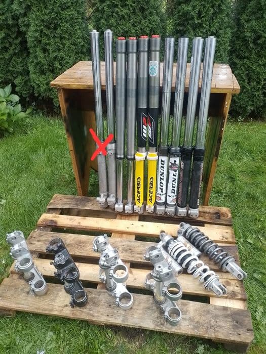 Kartery komplet gołe Ktm  egs gs sx exc 98-03  250. 300  380