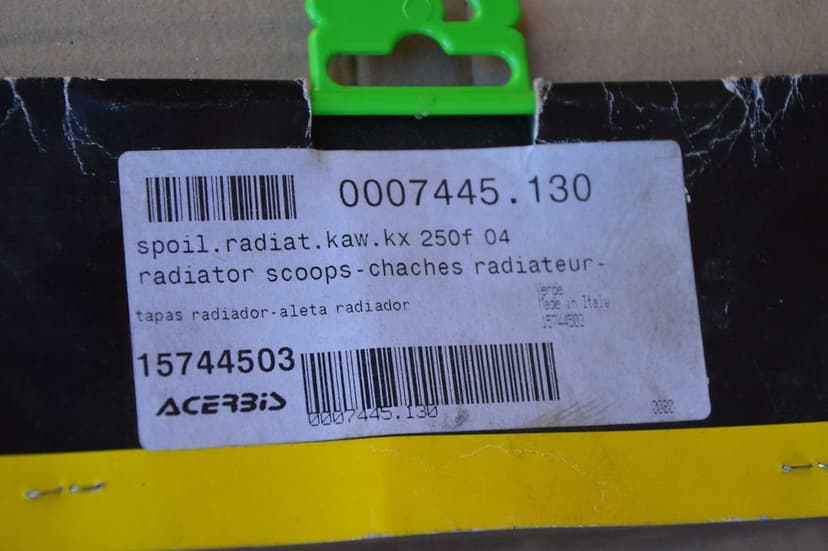 Kawasaki KX 250 '04r ACERBIS owiewki plastiki osłony NOWE