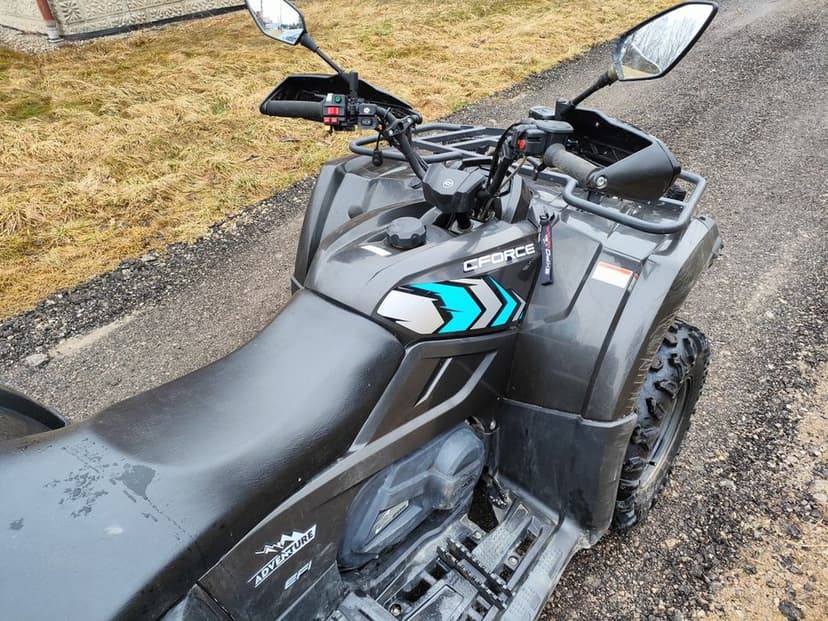 Cfmoto Cforce 450 LONG 4x4 Kufer Ledy Hak Wyciągarka Zarejestrowany T3