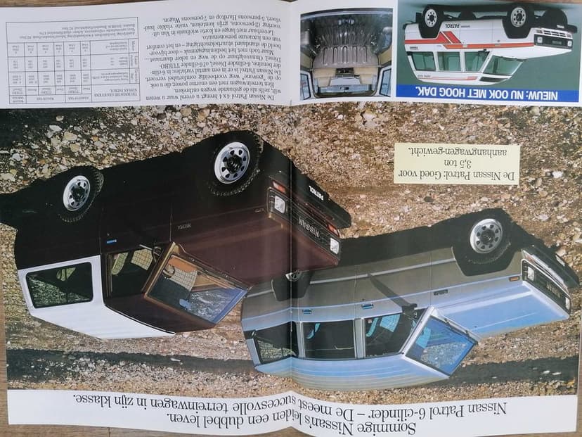 Prospekt Nissan King Cab, Patrol, Cabstar, Urvan