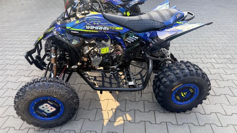 Osłony boczne Yamaha YFZ450R (2009+) nierdzewka