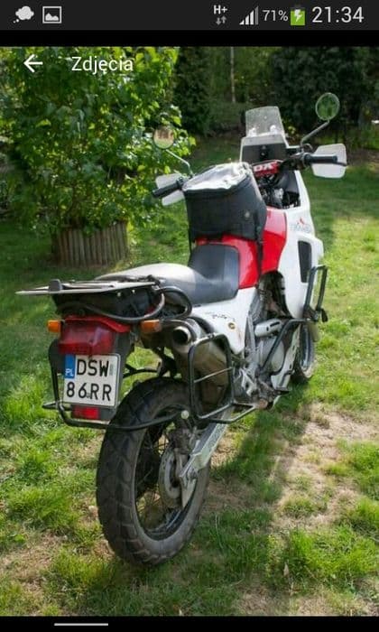 Transalp PD03 EVO II Heidenau zmota po serwisie,  Tenere  Honda BIG