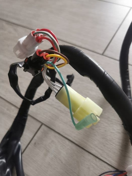 Yamaha raptor 350 wiązka instalacja elektryczna