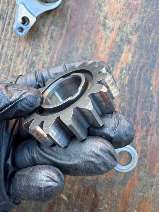 zebatka tryb skrzyni biegow skrzynia transmi Kawasaki kfx 450 r 08-14