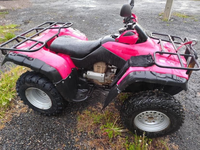 Honda Trx 350 Fourtrax 4X4 Quad Wyciągarka pług nie zniszczalny Transport hak