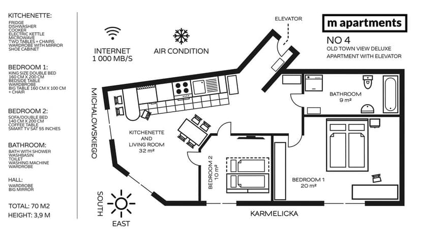70m² | Deluxe View | 4m High | Lift | AirCon | NO COMMISSION