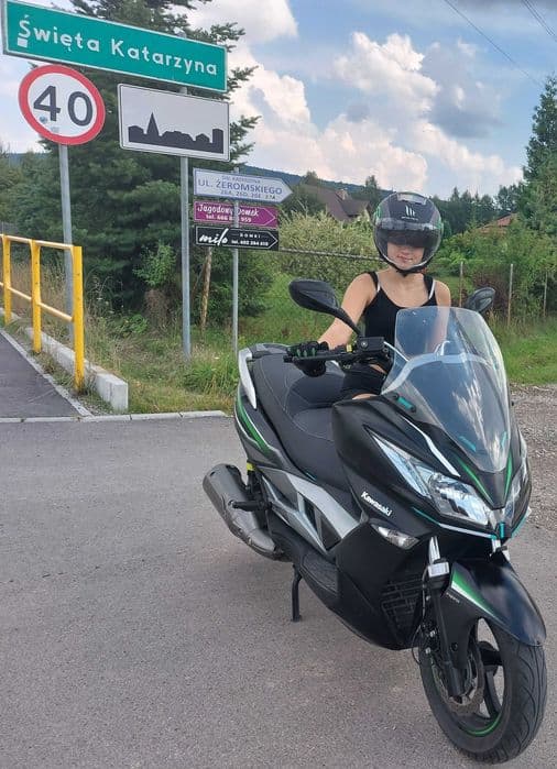 Kawasaki j125 motor maxi skuter pierwszy właściciel prawo jazdy kat. B