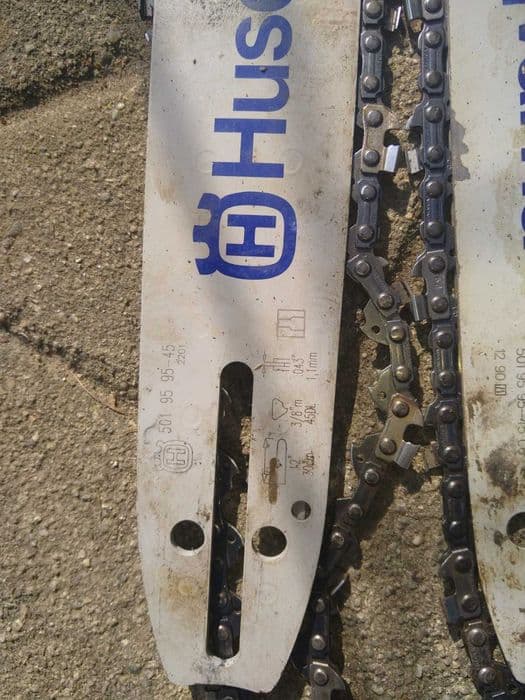 prowadnica husqvarna 12" 30cm 3/8 1,1 oryginał i łąńcuchy oregon