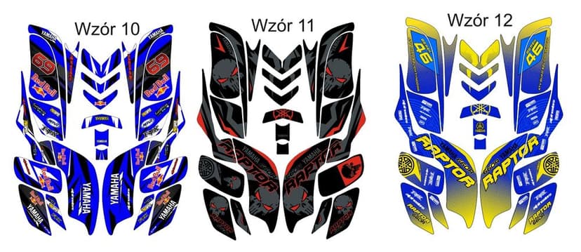 Naklejki Yamaha Raptor 660 okleina