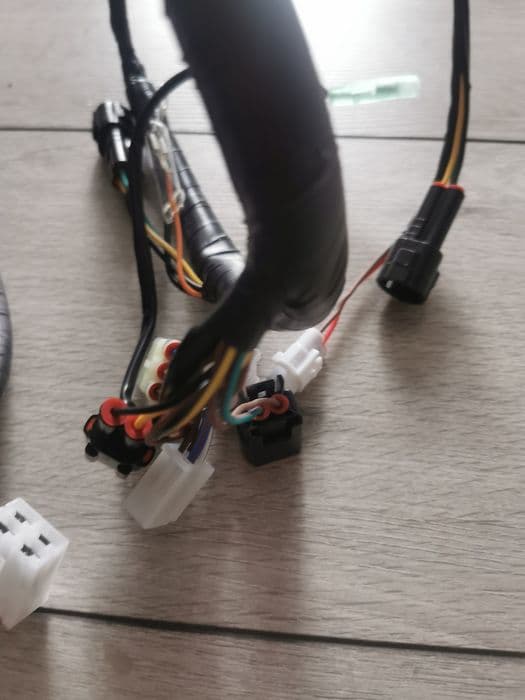 Yamaha raptor 350 wiązka instalacja elektryczna