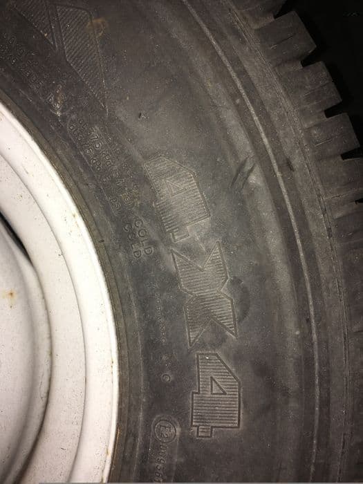 Land Rover Defender Felgi z opona 5,5x16 ET33, RRC507400XXX, 7.50 R16C