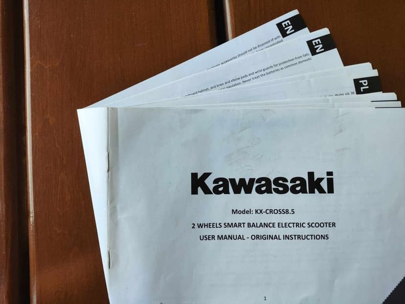 Deskorolka elektryczna Kawasaki KX-Cross 8.5 super stan zobacz!!!