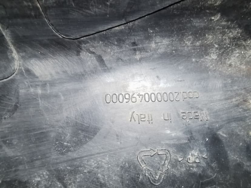 Kawasaki kx 250 F osłona owiewka tył prawa boczna panel