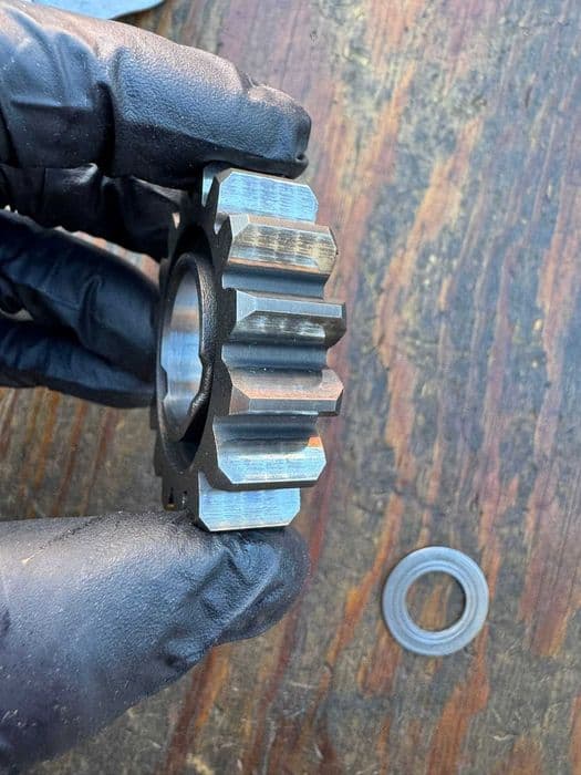 zebatka tryb skrzyni biegow skrzynia transmi Kawasaki kfx 450 r 08-14