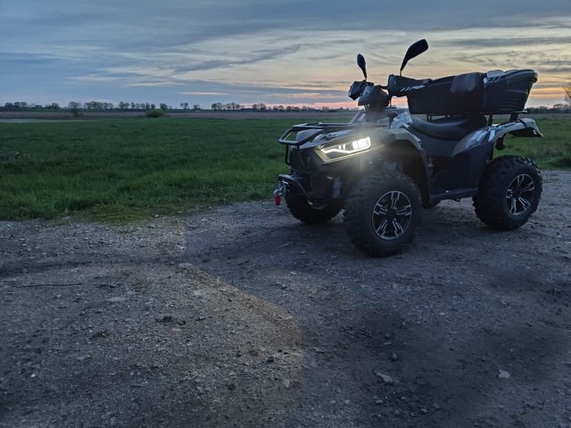 quad Linhai Promax 500 4x4 krajowy, 1700km, Kufer, Grzane manetki