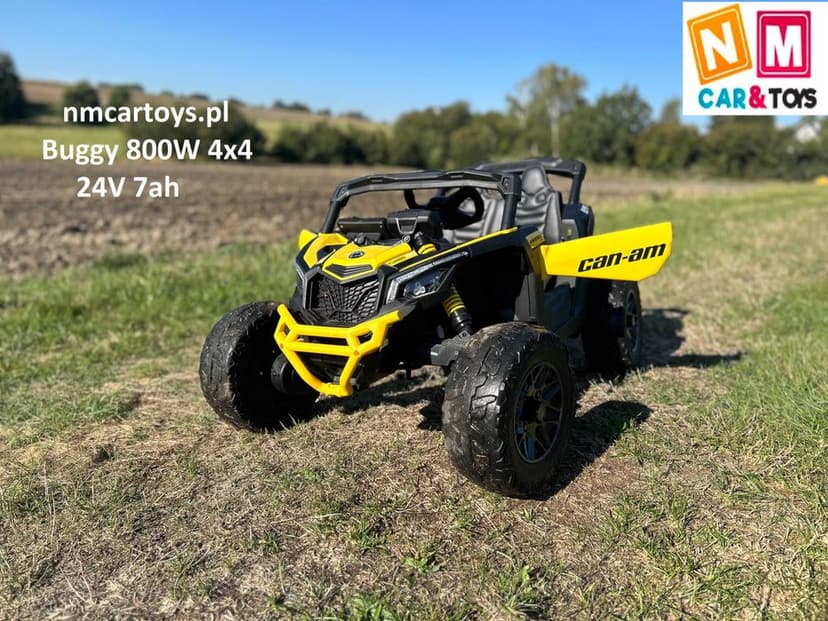 Auto Autko na akumulator 4x4 800W 24v7ah MAVERICK CAN-AM Pojazd Buggy