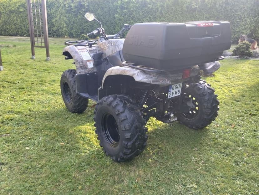 Yamaha Grizzly 660 4x4, kufer, Homologacja Możliwy Transport