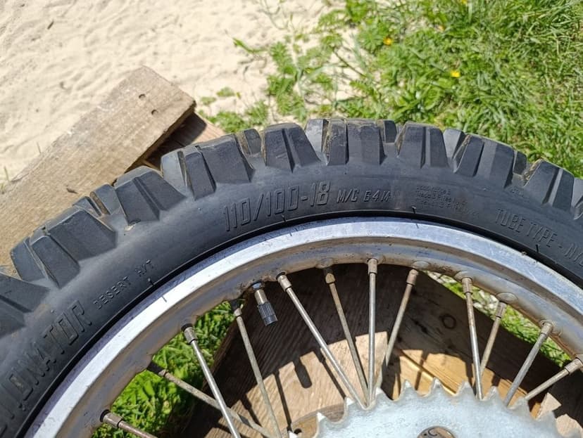 Koło przód tył przednie tylne cross Yamaha YZ 125  YZ125 opona felga