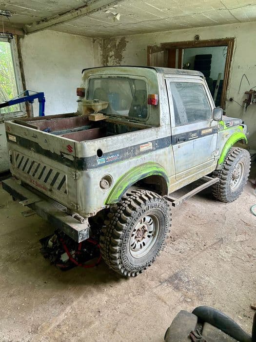 Suzuki samurai Zmota mosty patrol silnik BMW 3.0 D