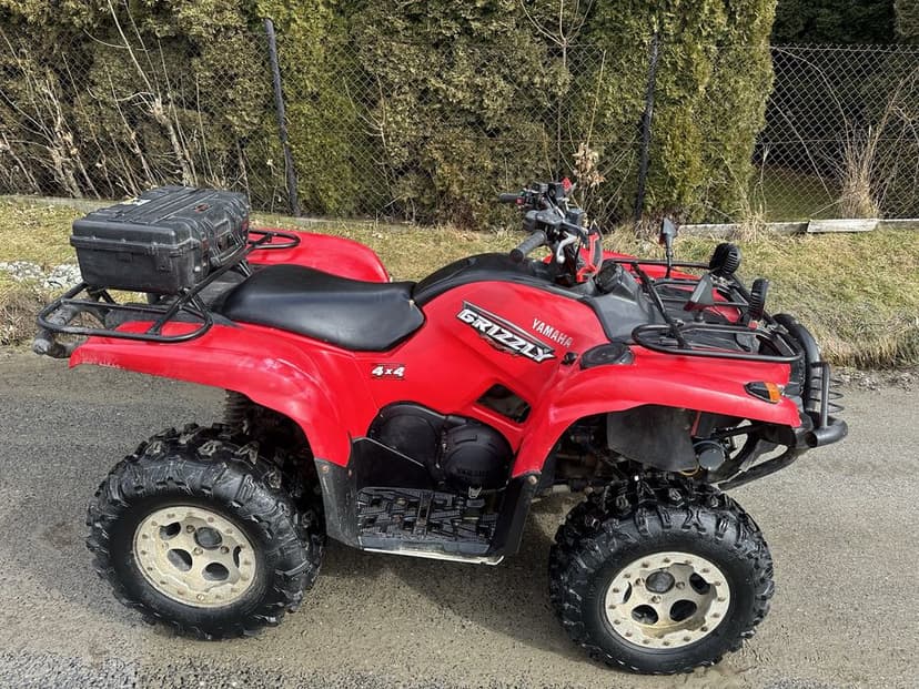 Yamaha Grizzly 700 Zarejestrowana 4x4 blokada Pług Mega doposażony hak