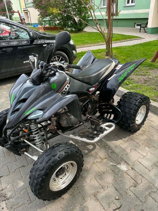 Yamaha Raptor YFM 350R z 2007 rok zarejestrowany