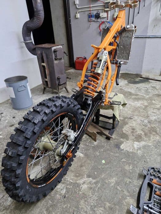 KTM EXC 125 2t , KAT A1 , KAT B. Po odbudowie.