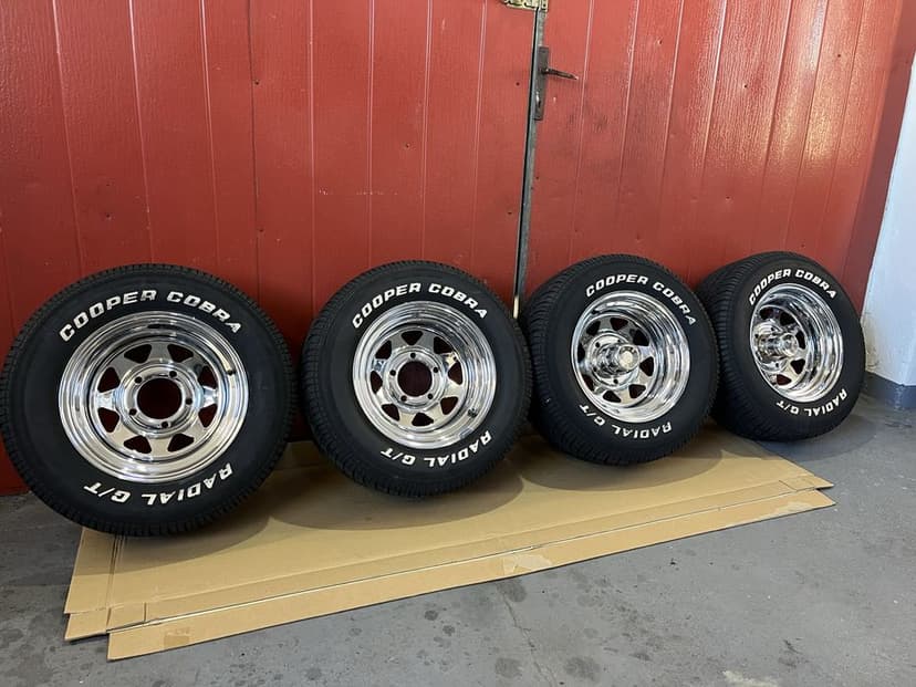 Koła felgi chrom 15” 5x139,7 Cooper Cobra Suzuki Samurai Jimny Vitara Niva Honker 255/60 R15