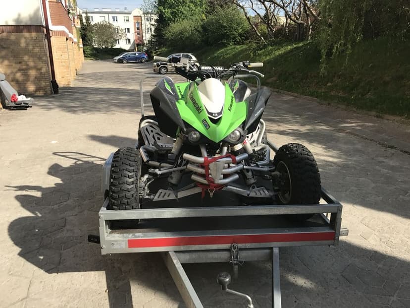 Quad sportowy kawasaki Kfx450R zarejestrowany + przyczepa
