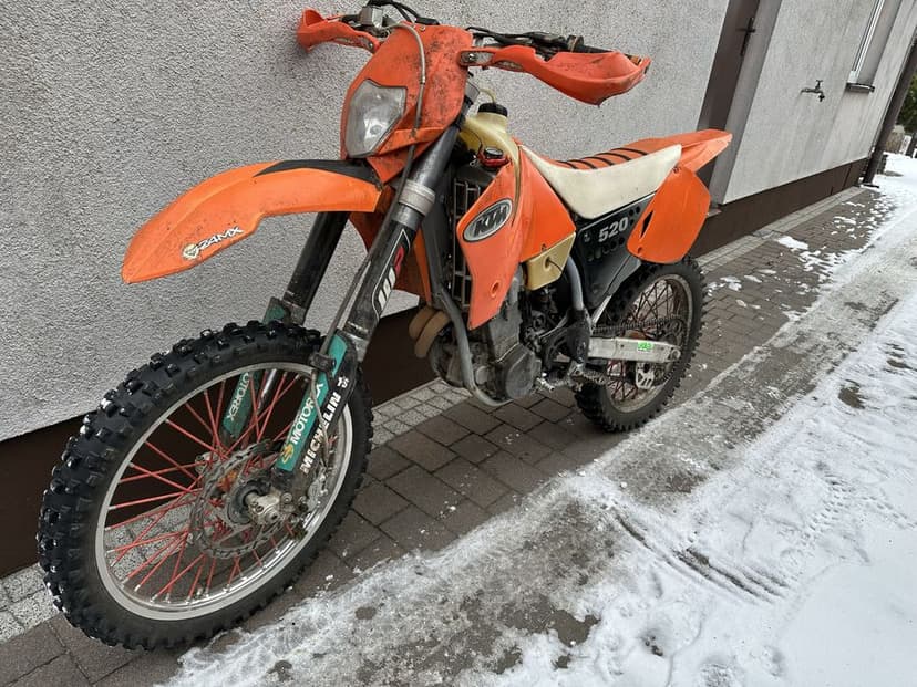 Ktm sx520  dokumenty z remontu są