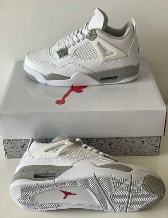 Buty sportowe Jordan_4_Retro_White_Oreo R.39