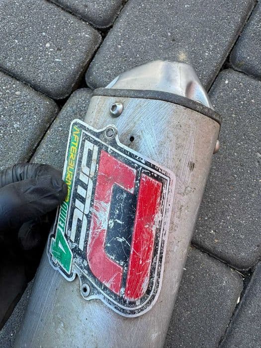 dmc wydech kolektor koncowka tlumik kolanko kawasaki KFX 700 r 04-11