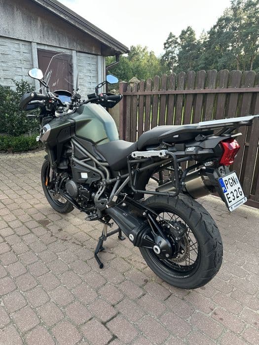 Triump Tiger 1200 XCA - najbogatsza wersja, Matt Khaki Green